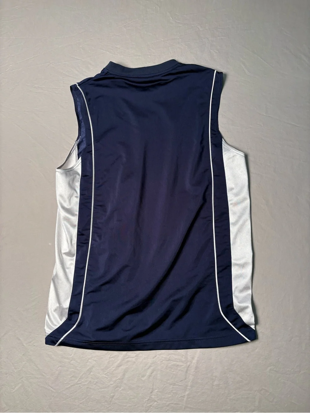 Nike Men’s Navy & White Sleeveless Swim Top